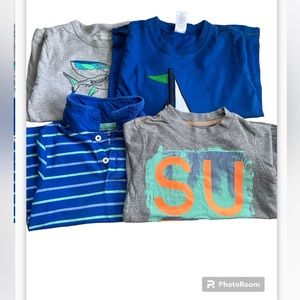 4to 5 year old Boy short sleeves tee bundle of 4